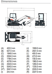 Mini excavator Bobcat E60 - 7