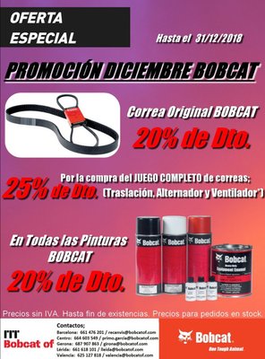 PROMOCIÓN CORREAS Y PINTURAS DICIEMBRE 2018