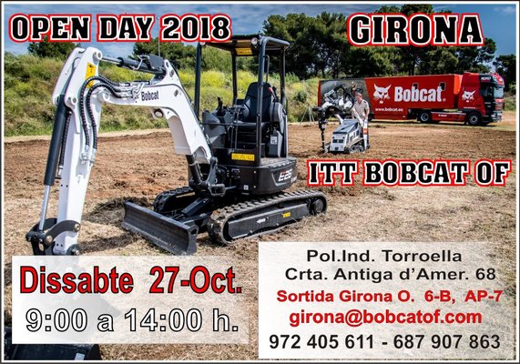 ITT Bobcat Of Girona dans la journée de demonstration de Bobcat