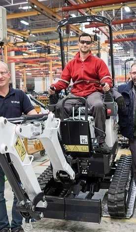 ITT Bobcat Of celebrates manufacturing 10,000 Bobcat mini-excavators 
